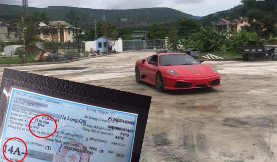 Bí ẩn về cà vẹt của Ferrari F430 đăng ký "hộ khẩu" ở Quảng Ninh với màu sơn đen gây sự chú ý