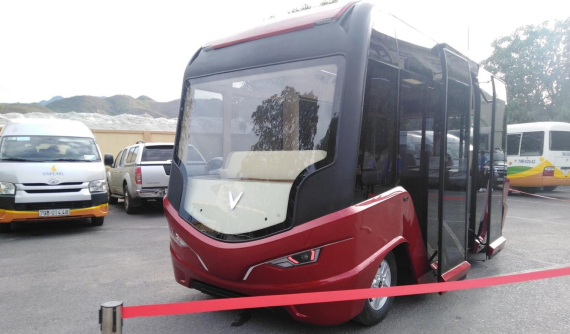 Thêm hình ảnh xe buýt điện VinFast, không giống phương tiện phục vụ giao thông công cộng