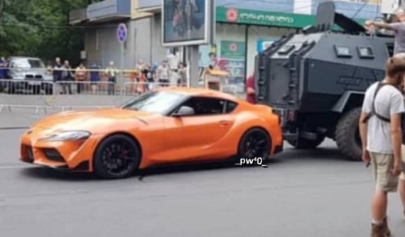 Toyota Supra 2020 xuất hiện trên phim trường "Fast and Furious 9", có thể được lái bởi John Cena