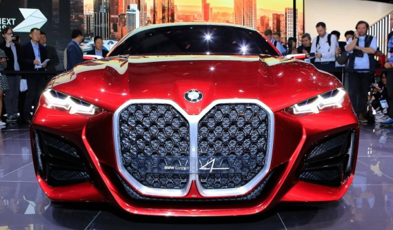 BMW Concept 4 - Cái nhìn trước của 4-Series thế hệ mới với một lưới tản nhiệt khổng lồ