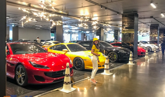 Tầng hầm đỗ xe này tại Thái Lan chỉ dành cho giới siêu giàu sở hữu siêu xe