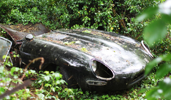 "Báo gấm" Jaguar E-Type bị bỏ rơi 30 năm trong rừng được phục chế long lanh như mới