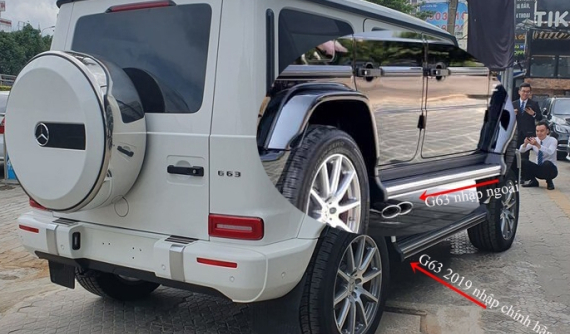 Đây là chi tiết khác biệt rõ ràng giữa Mercedes-AMG G63 2019 nhập ngoài và chính hãng ít người biết