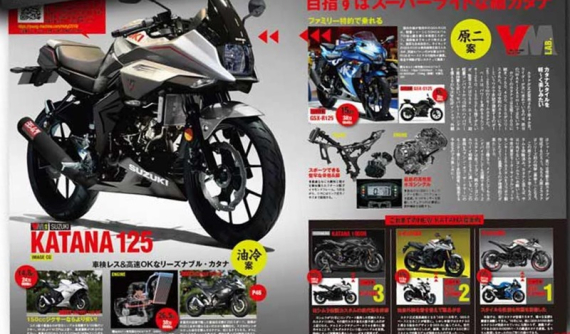 Suzuki Katana sẽ có phiên bản cỡ nhỏ 125 và 150 phân khối để cạnh tranh với Honda CB150R và Yamaha XSR155?