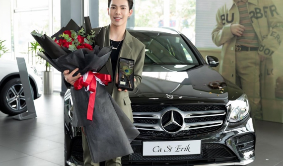 Ca sĩ Erik mua Mercedes-Benz GLC 300 AMG hơn 2,4 tỷ đồng để tặng cho bố