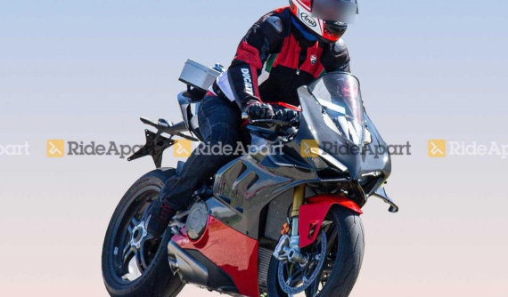 Sport bike siêu nhẹ Ducati Panigale V4 Superleggera lộ ảnh chạy thử