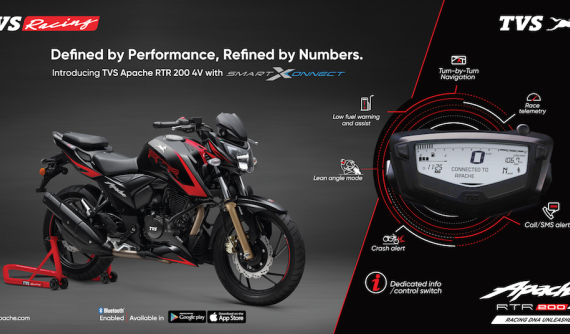 Thương hiệu xe Ấn Độ TVS ra mắt xe mô tô thông minh với nhiều chức năng đáng kinh ngạc