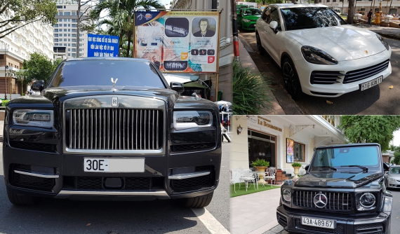 Rolls-Royce Cullinan cùng dàn SUV hàng "khủng" khoe dáng cuối tuần tại Sài thành