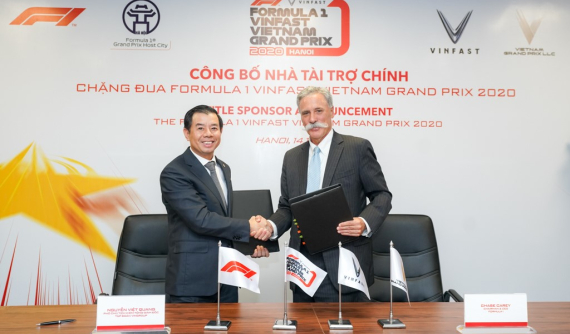 VinFast trở thành nhà tài trợ chính cho chặng đua Công thức 1 Việt Nam