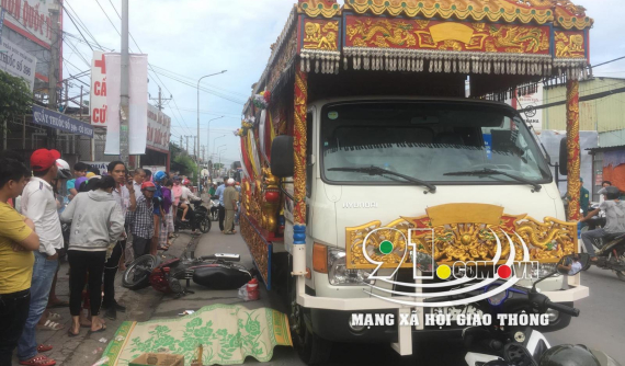 Bình Dương: Xe tang cán tử vong nam công nhân đang trên đường đi làm