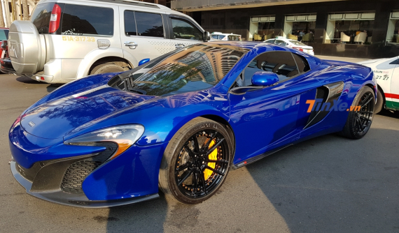 McLaren 650S Spider từng của Cường "Đô-la" và Minh "Nhựa" trở vào Nam với một chi tiết lạ