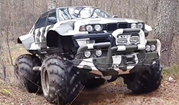 Chiếc xe tải quái vật BMW 7-Series của người Nga này là phương tiện off-road tối thượng