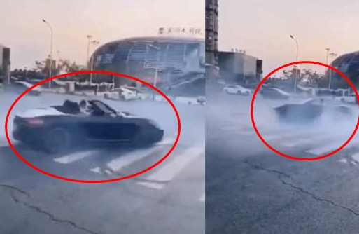 Dân chơi Trung Quốc mở hẳn mui xe Porsche Boxster để drift cho đã, cái kết đúng như người ta mong đợi