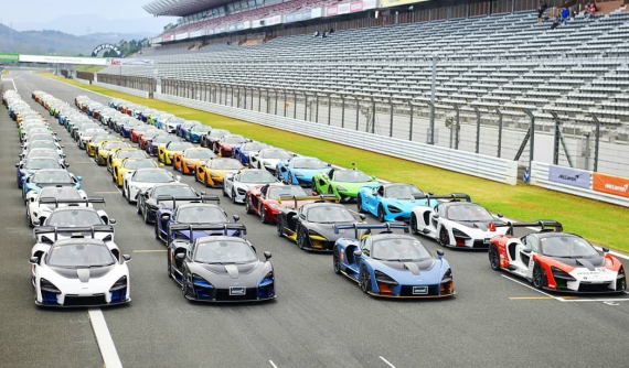 107 siêu xe McLaren tụ tập tại Nhật Bản, có đến 8 chiếc Senna xuất hiện