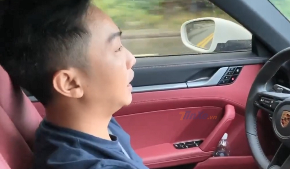 Cường "Đô-la" vừa đánh giá xe Porsche 911 2020 đồng thời giới thiệu cảnh đẹp tại Việt Nam