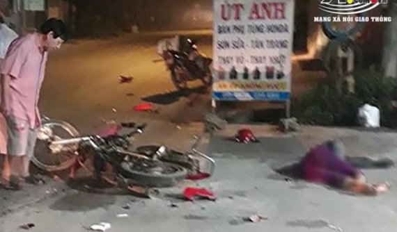 Video: Tông tử vong người phụ nữ đi xe máy, tài xế ô tô tải bỏ chạy tại Bà Rịa - Vũng Tàu