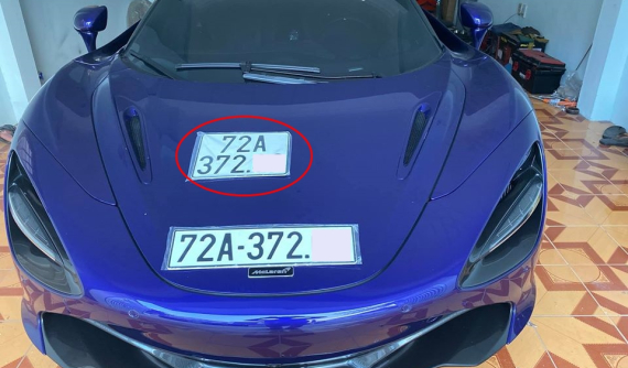 Sau "khẩu pháo" của FI, McLaren 720S màu tím được chủ nhân cho ra biển Vũng Tàu