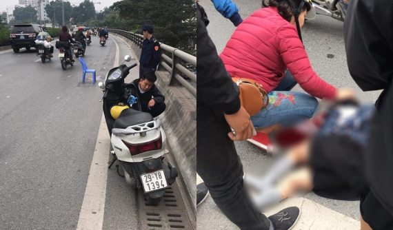 Hà Nội: Truy tìm tài xế xe bán tải nghi va quệt với xe máy khiến 1 cháu bé tử vong