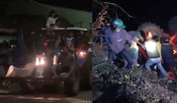 An Giang: Máy cày chở 11 người "đi bão" mừng U22 Việt Nam vô địch Sea Games bị lật, 1 người tử vong