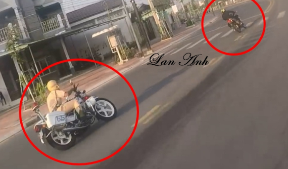 Video: Cảnh sát truy đuổi thanh niên chạy Yamaha Exciter 150 ở Bình Dương