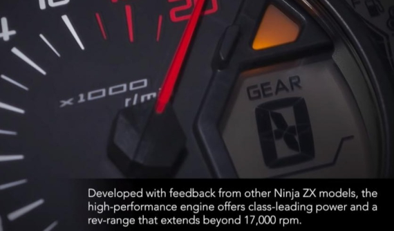 Kawasaki ZX-25R có vòng tua máy cao hơn cả các siêu mô tô 1.000 phân khối