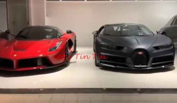 Video: Ferrari LaFerrari và Bugatti Chiron Sport 110 Ans Edition chung chuồng tại Campuchia