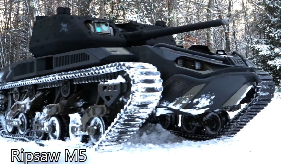 Ripsaw M5 - Mẫu xe tăng chạy điện, tự lái hoàn toàn đầu tiên trên thế giới