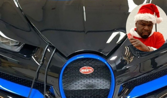 Rapper 50 Cent chi 3 triệu USD để mua siêu xe Bugatti Chiron làm quà Giáng sinh cho bản thân