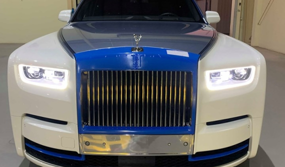 Cận cảnh Rolls-Royce Phantom VIII mới từ Lào du nhập vào Việt Nam