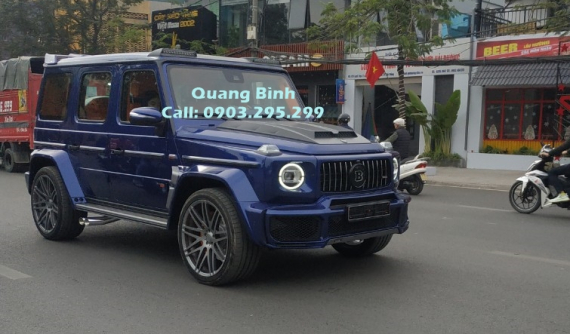 Siêu phẩm Brabus 800 Widestar độ nội thất Hermes ở Hải Phòng đã lăn bánh trên đường