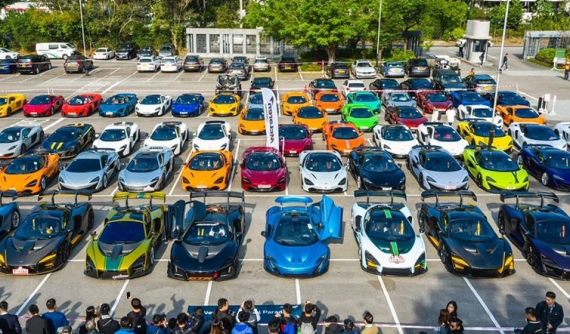 Hơn 50 siêu xe McLaren tụ tập ở Hồng Kông mừng năm mới, có tận 8 cực phẩm hàng hiếm