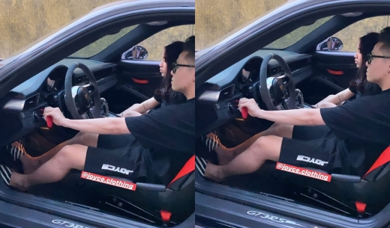Con rể Minh "Nhựa" khoe siêu xe Porsche 911 GT3 RS màu lạ