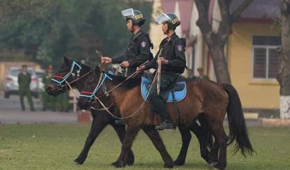 CSCĐ cưỡi ngựa tuần tra từ năm 2020
