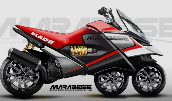 Diện kiến xe mô tô 3 bánh thẳng hàng hoàn toàn mới của Ý nhắm đến khách hàng Việt Nam