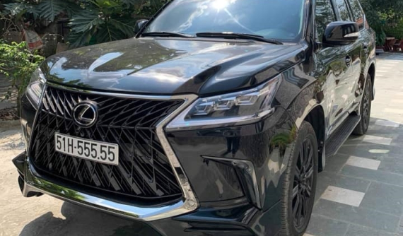 Mùng 5 Tết, cùng chiêm ngưỡng chiếc Lexus LX570 biển "ngũ quý" 5 tại Sài thành