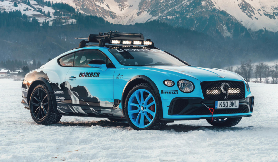Bentley Ice Race Continental GT - Chiếc xe đua tối thượng trên mặt băng được ra mắt