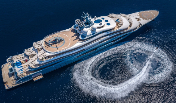 Khám phá The Flying Fox - Siêu du thuyền cho thuê lớn nhất thế giới, trị giá 400 triệu USD