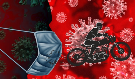 Bảo vệ bản thân trước đại dịch Corona, người điều khiển xe máy cần trang bị những gì?