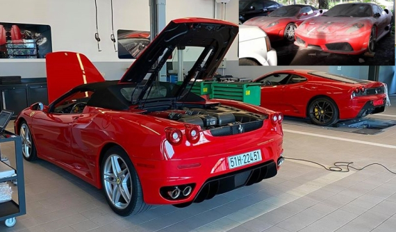 Liệu nhìn ảnh này bạn có biết sự tích 2 chiếc Ferrari huyền thoại phủ bụi năm xưa ấy của Dũng "mặt sắt"?