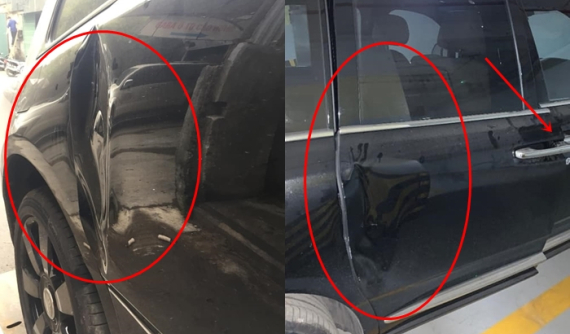 Lộ ảnh Rolls-Royce Cullinan gặp nạn ở Việt Nam, cửa xe móp nặng không thể đóng vào được