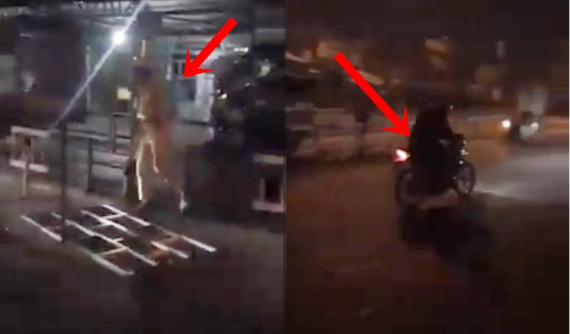 Video: "Dân tổ thông chốt" cảnh sát giao thông như phim hành động ở phà Cát Lái