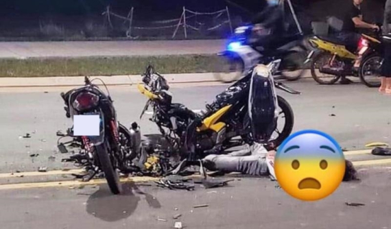 Quận 9: Va chạm giao thông khiến hai xe máy nát bét, 2 người thương vong