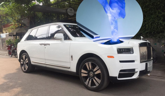 Quá nhiều Rolls-Royce Cullinan tại Việt Nam nhưng đây là chiếc đầu tiên có logo phát sáng