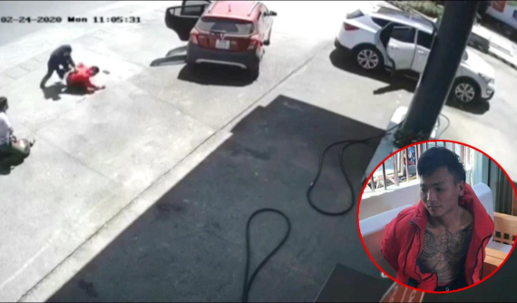 Video: Công an mật phục quật ngã 2 kẻ cướp đi Vinfast Fadil tại cây xăng Lâm Đồng