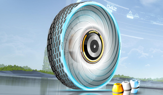 Goodyear reCharge - Lốp xe concept với khả năng tái tạo gai lốp, loại bỏ việc phải thay thế thông thường
