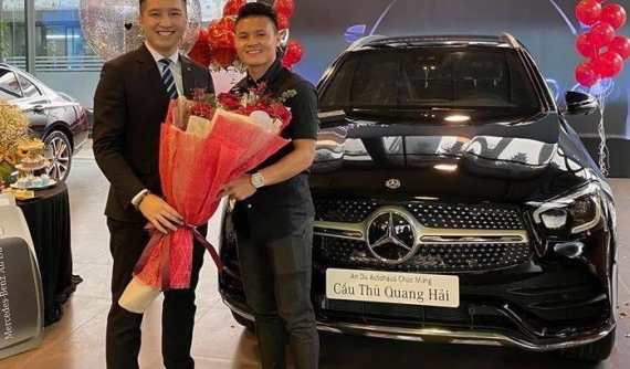 Không kém chúng bạn, cầu thủ Quang Hải cũng tậu Mercedes-Benz GLC 300 giá gần 2,4 tỷ đồng
