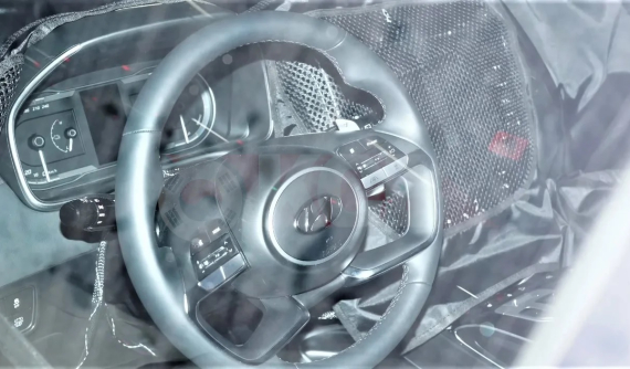 Lộ thiết kế nội thất của Hyundai Tucson 2021: Dùng nút bấm chuyển số giống Palisade