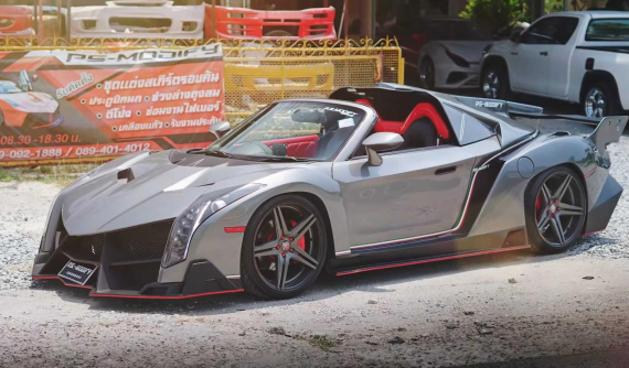 Với 850 triệu đồng, người Thái có thể biến một chiếc Toyota thành "siêu xe Lamborghini nhái" như này
