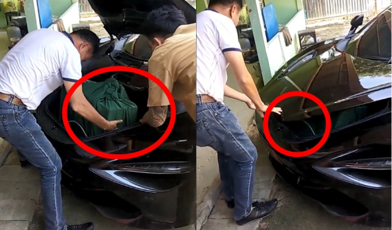 Hoá ra cốp để đồ trên siêu xe McLaren 720S không ấn tượng bằng Toyota Vios