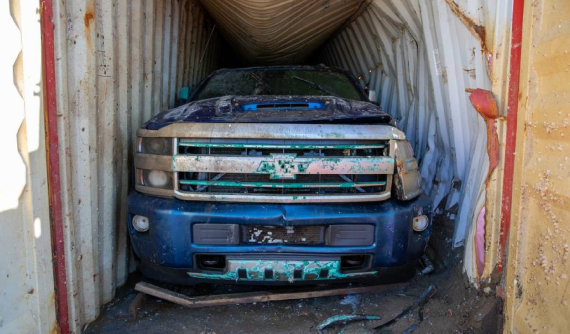 Đây là bộ dạng thảm thương của chiếc Chevrolet Silverado bị chìm dưới đáy biển gần 2 năm